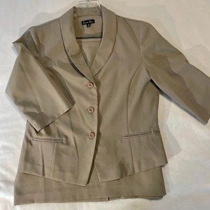 Tan Suit, Skirt Suit set by "Sweet Suit" Size 18